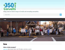 Tablet Screenshot of 350corvallis.org